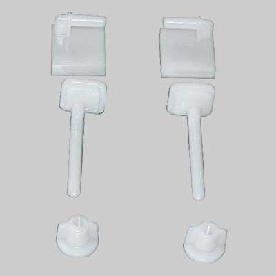 COPPIA SUPPORTI IN PVC PER SEDILI IN ABS       MADE IN ITALY