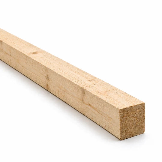 Morali abete carpenteria grezzi   38 x 38 x 2000 mm 10 pz.