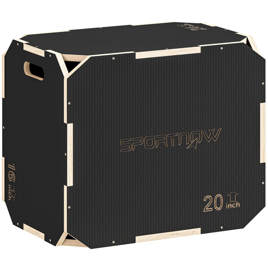 Box per allenamento 3 in 1 ¨C Minimal ¨C Legno, nero