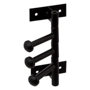Appendiabiti girevole metallo nero 3 ganci