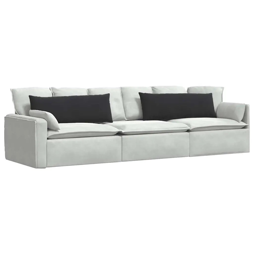 Cuscini da Divano 2 pz-Set di 2 Cuscini per Sofa Nero 120 x 40 cm Tessuto in Cords