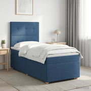Letto box spring con materasso Blu 80 x 200 cm Tessuto 3453759
