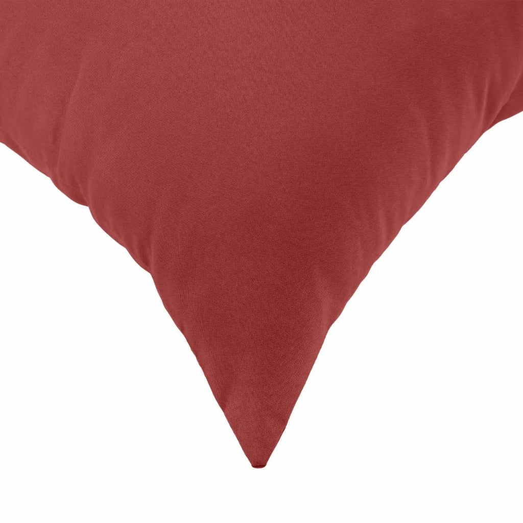 Federa 2 pcs HEERLEN Rosso Vino 60 x 60 cm Poliestere 912711