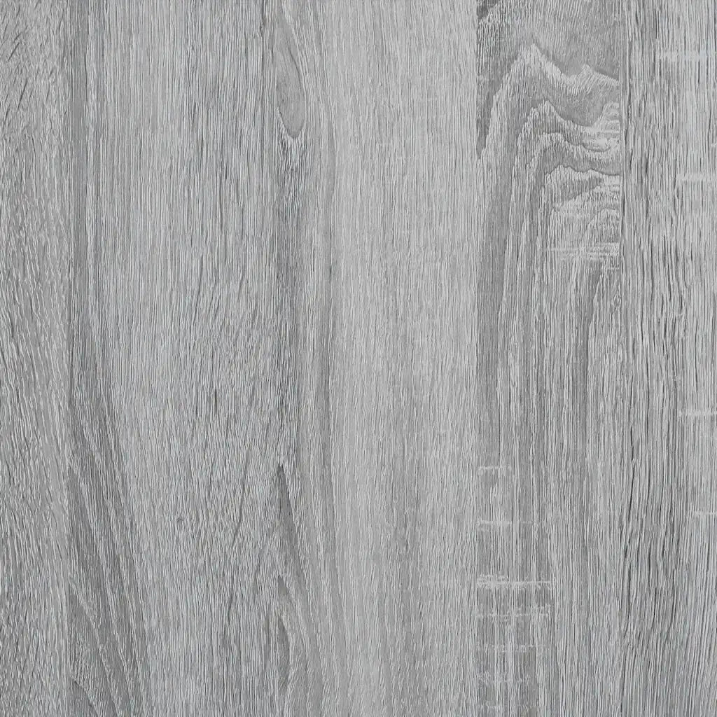 Giroletto con Testiera e Pediera-Struttura Letto Grigio Sonoma 135x190 cm