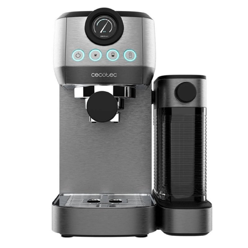 CECOTEC 01985 - Macchina da caffè semiautomatica Power Espresso 20 Steel Pro Latte