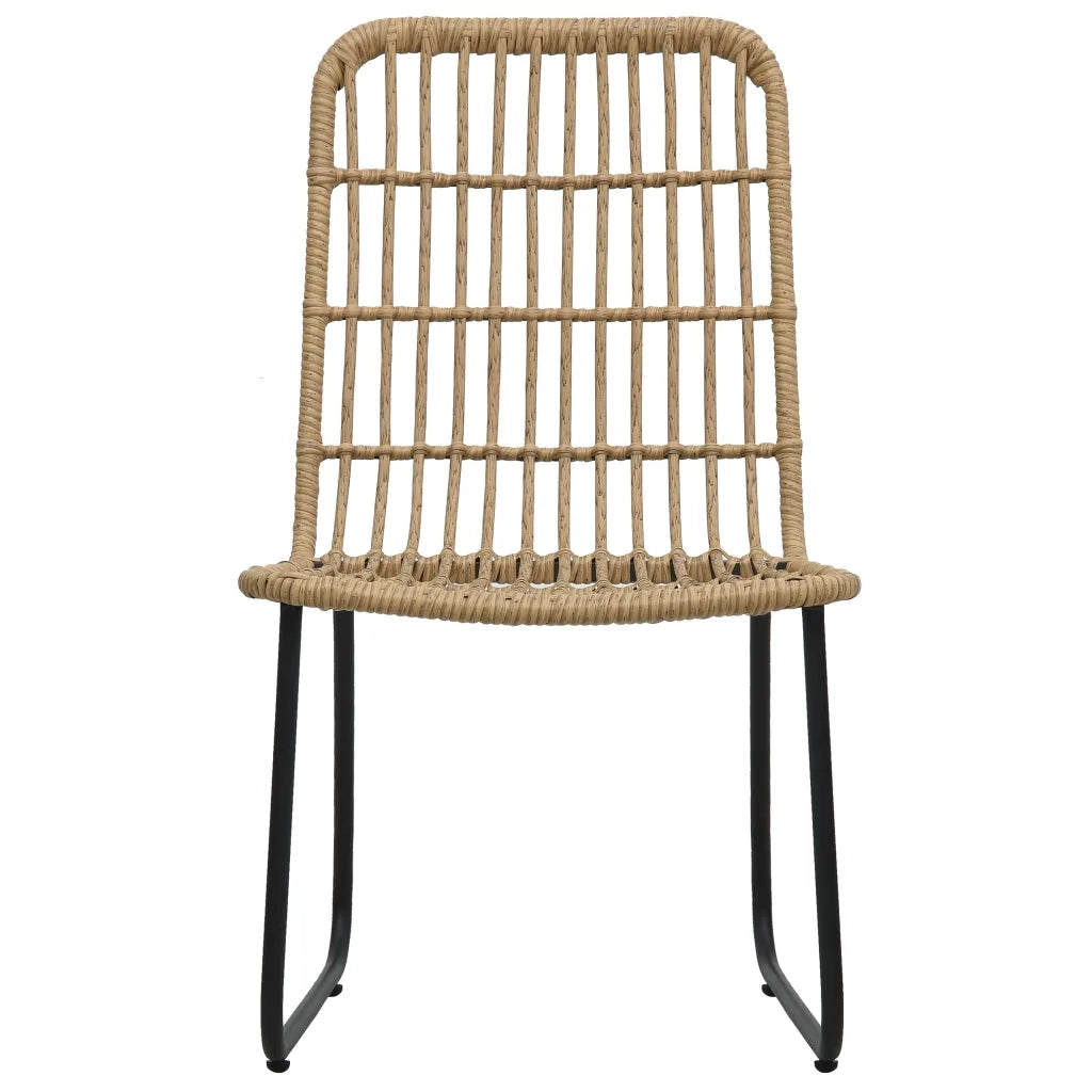 Set da Pranzo da Giardino 7 pz in Polyrattan e Vetro 3060240