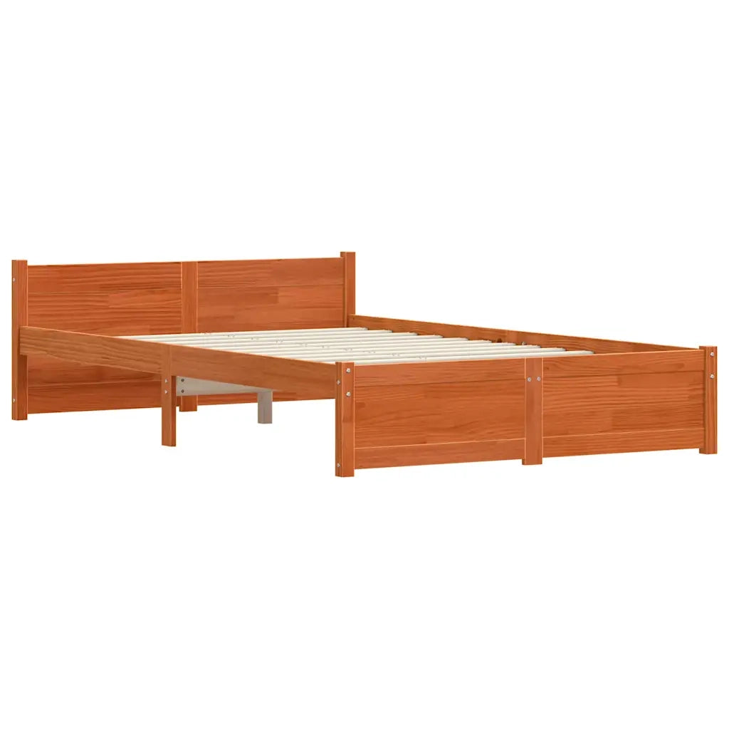 Struttura del letto Marrone cerato 205,5 x 125,5 x 51 cm 870145