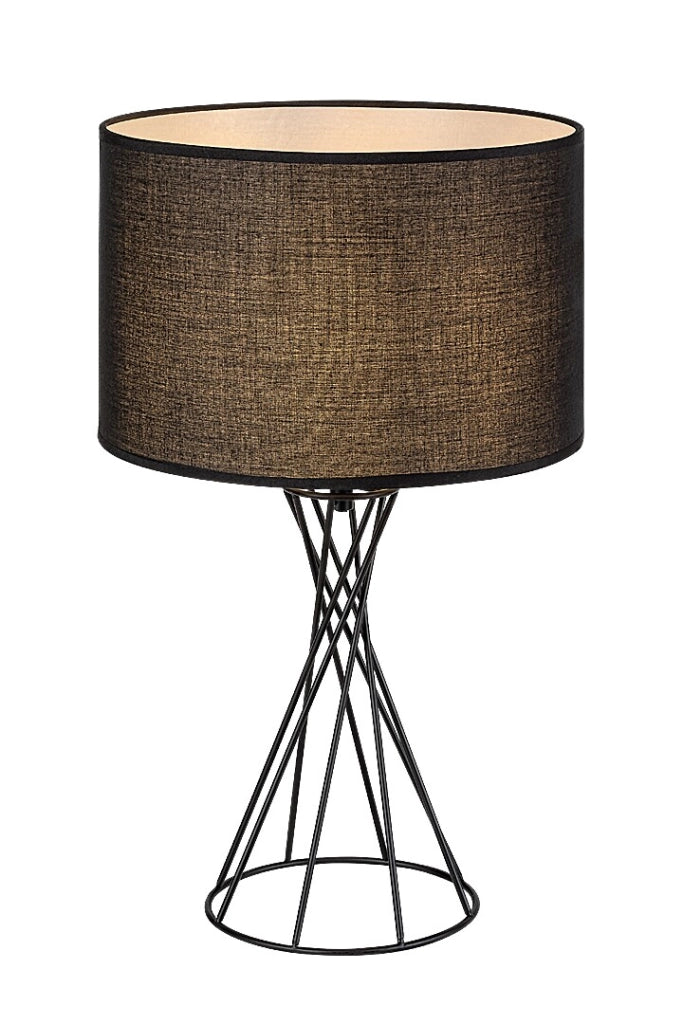 Lampada da tavolo Nivra nera 1xE27 Rabalux