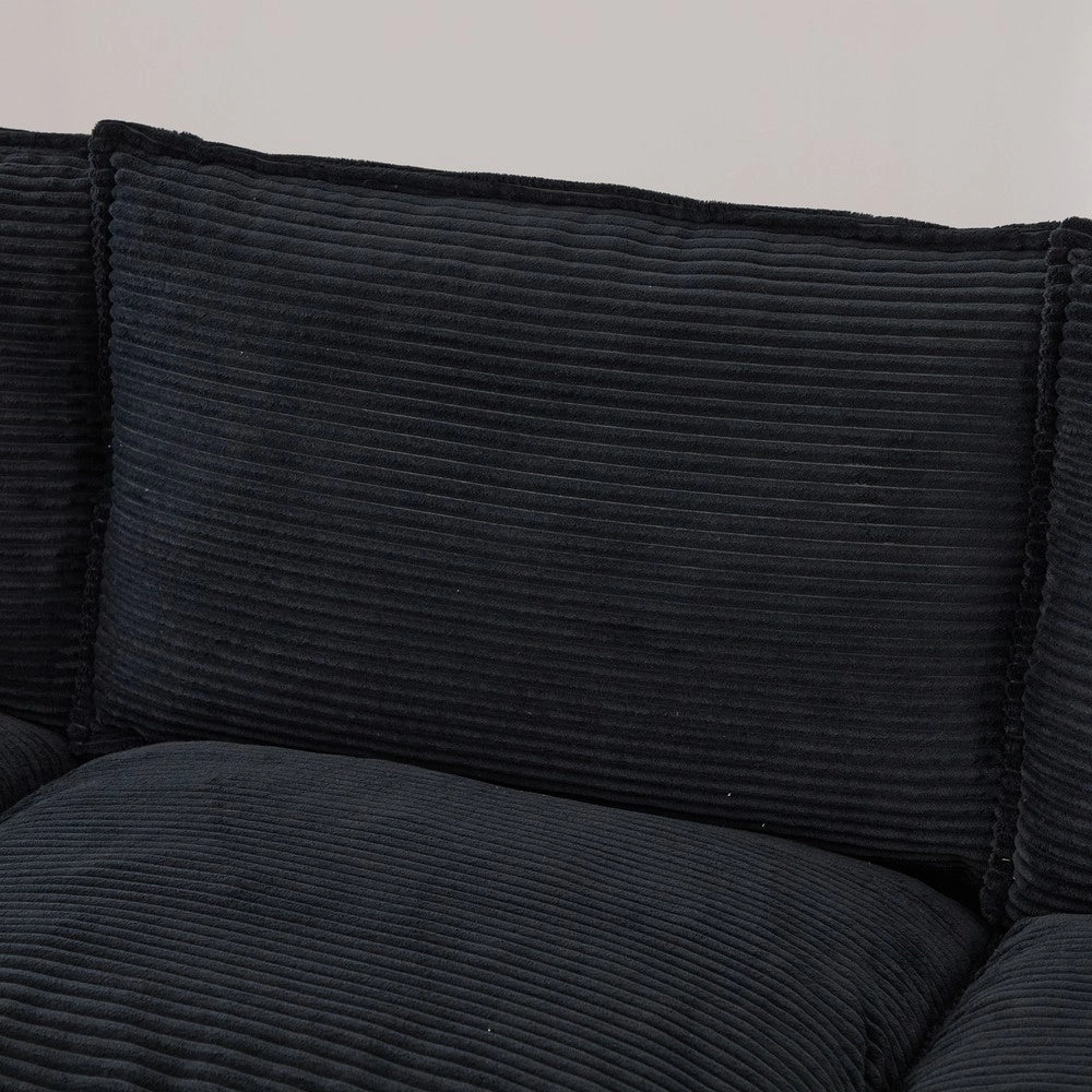 Sofa modulare 2 posti con sgabelli - Zephmum - Ampia seduta, design ergonomico, USB-C