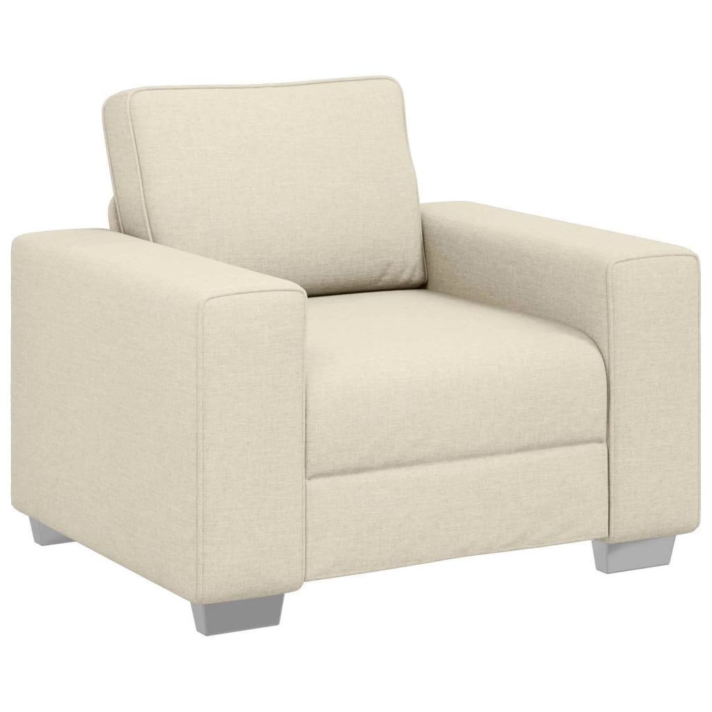 Divano 2 pcs Beige 219 x 80 x 82 cm Tessuto misto lino 3324689