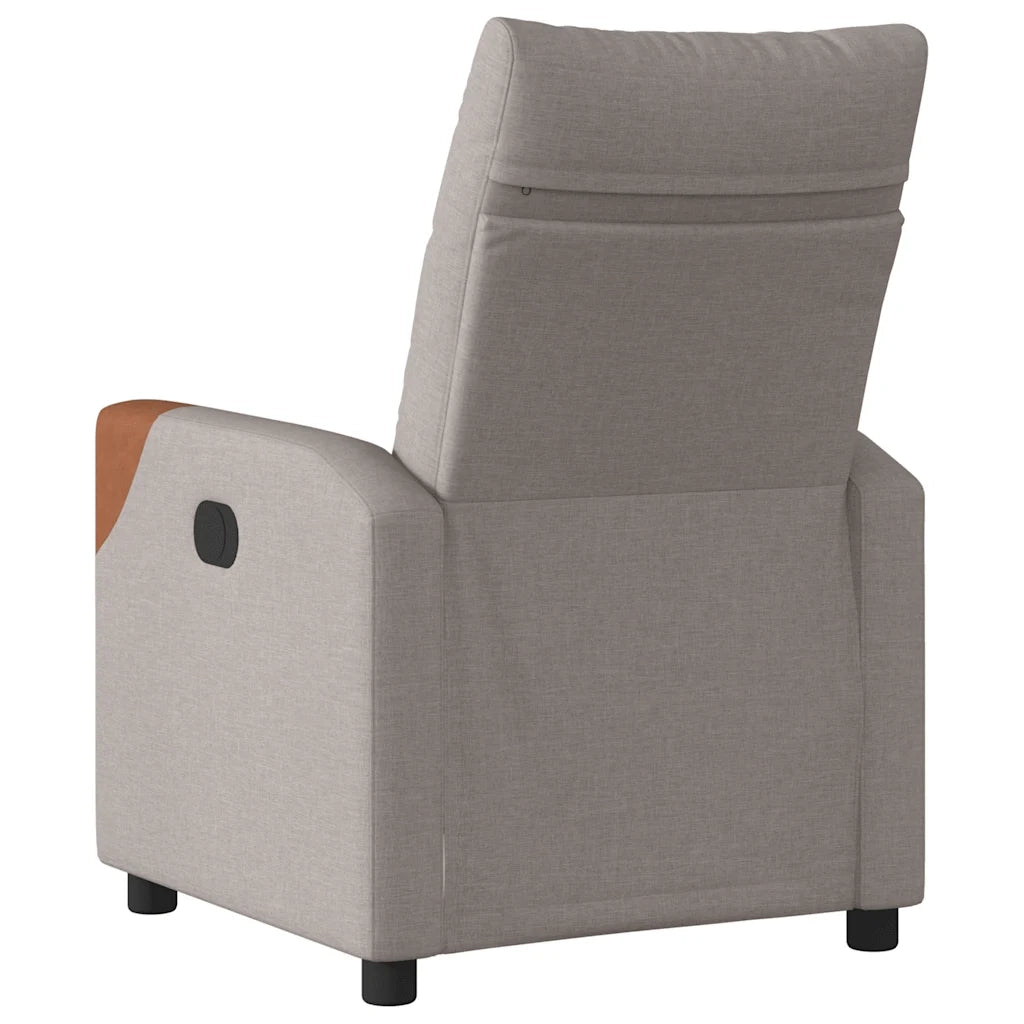 Poltrona Reclinabile in Tessuto Tortora 4104814