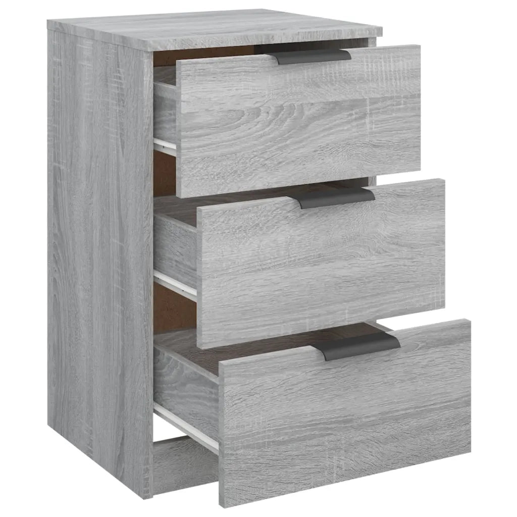 Comodino | Armadio da Notte | Mobiletto da notte Grigio Sonoma 40x36x65 cm