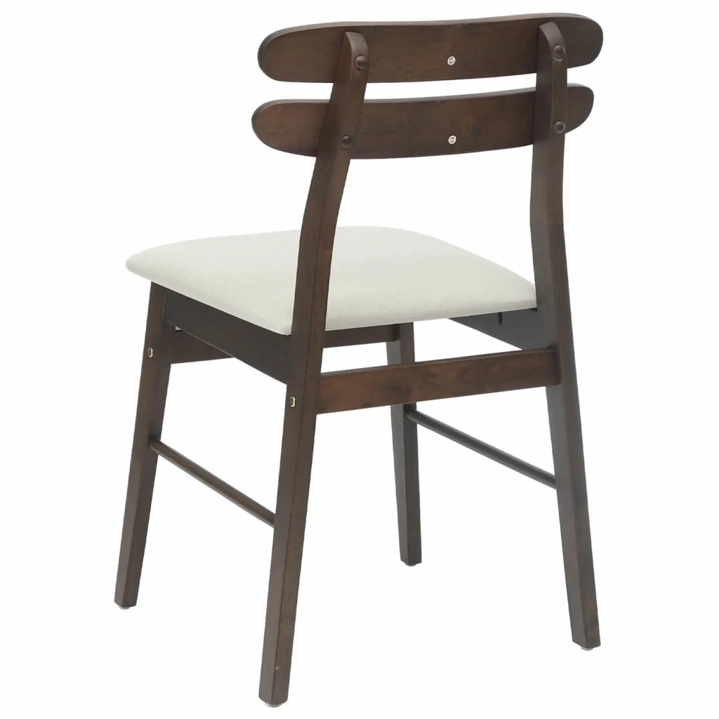 Sedia da pranzo 2 pcs Marrone chiaro e chiaro 42020510