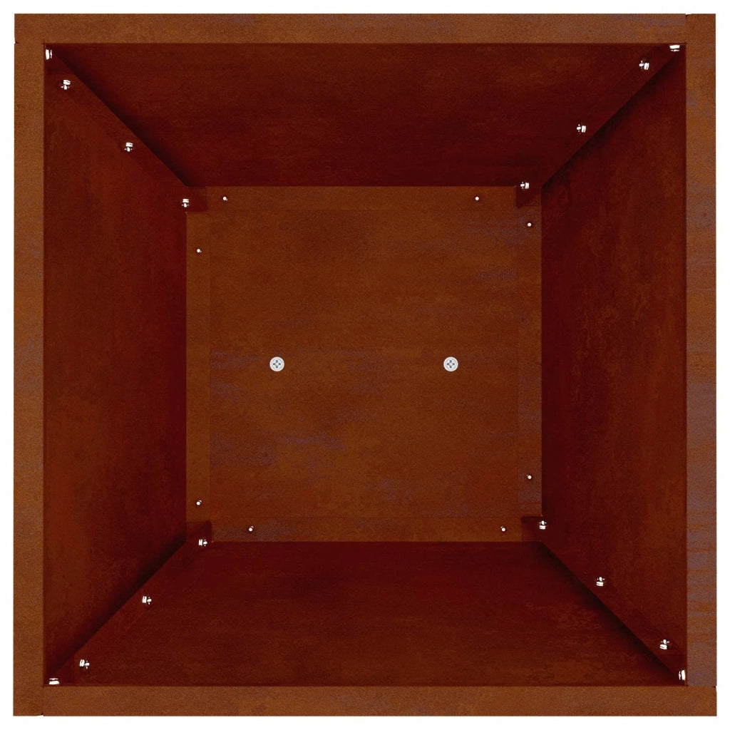 Vaso a Pilastro 2 pcs Argento 35 x 35 x 73 cm 873851