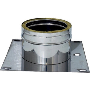 C PIASTRA DI BASE INOX DOP PARETE D  8/13 CM