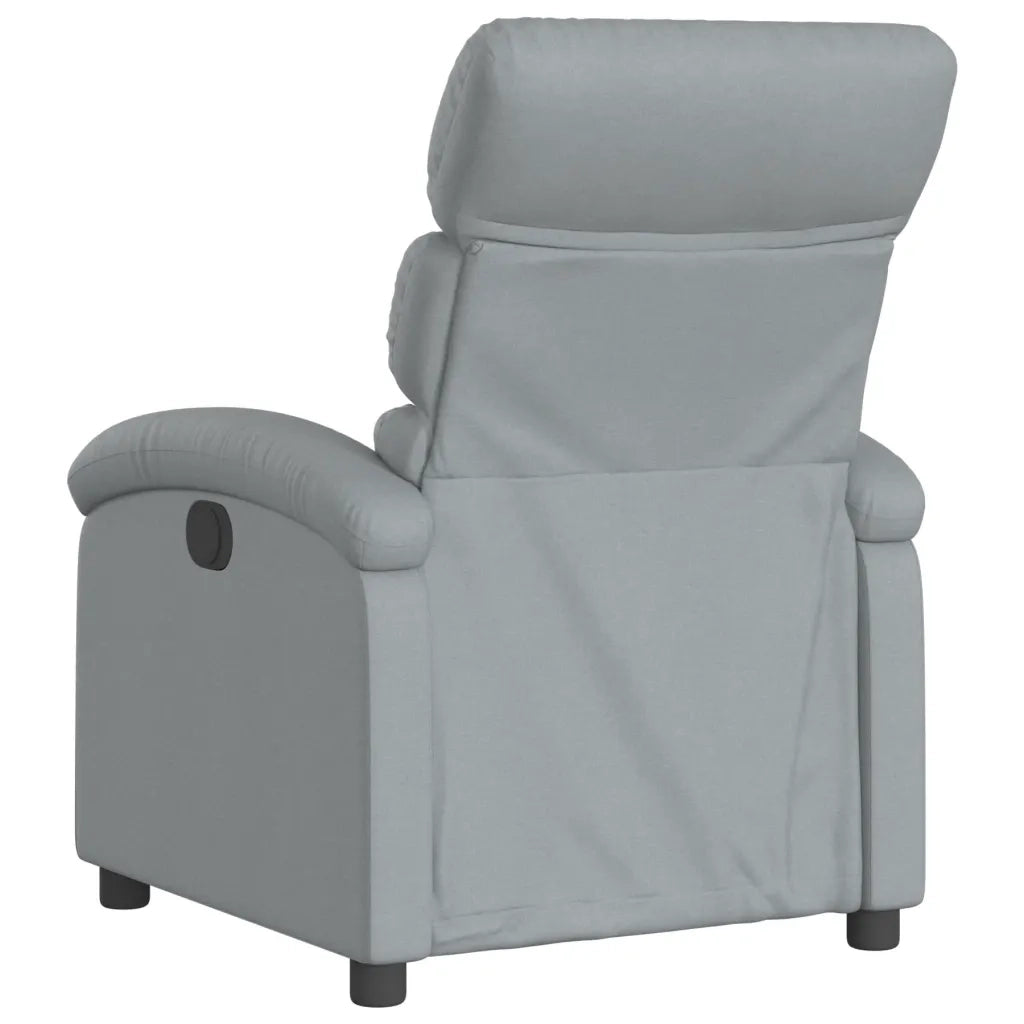 Poltrona reclinabile in Tessuto Grigio Chiaro 3205804