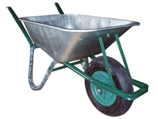 CARRIOLA TELAIO IN ACCIAIO CON VASCA ZINCATA LT.85    ALTE