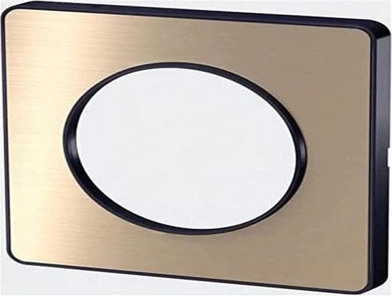 Piastra Touch con bordo - 1 stazione - bronzo