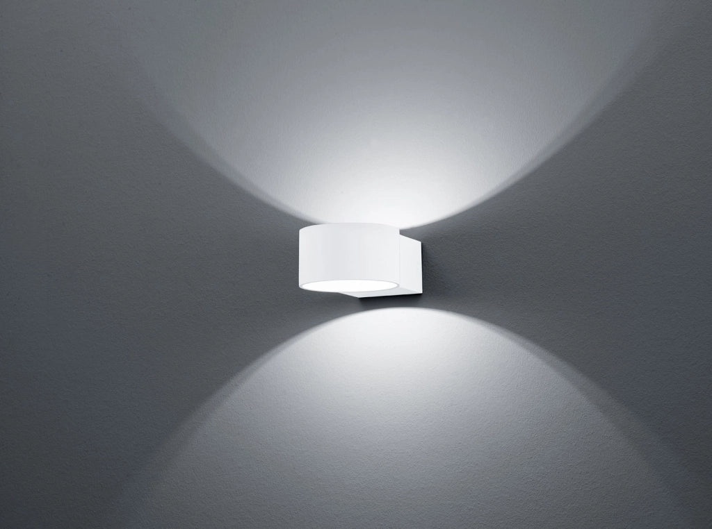 LACAPO APPLIQUE LED 4,3W 430lm, 3000K BIANCA INTERNO BIANCO D. 10CM P. 15CM