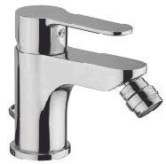 Miscelatore bidet linea BLU con scarico automatico  cromato