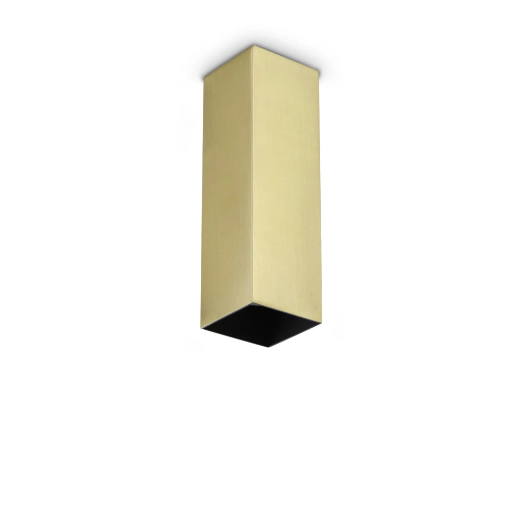 Plafoniera Look 1 Luce Gu10 Ottone