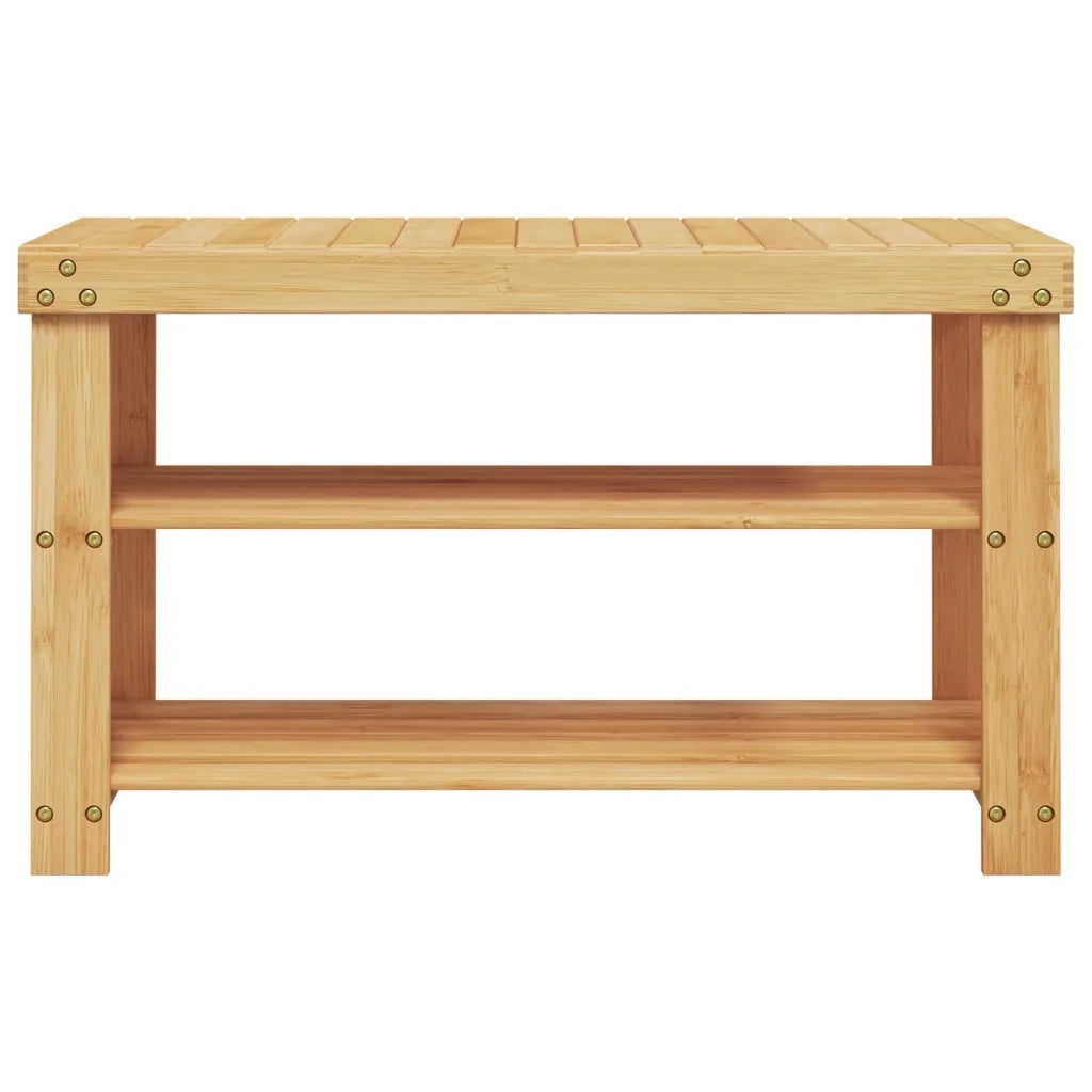 Scarpiera 3 Ripiani-Scaffale per scarpe 70x27,5x45 cm Bamb¨´