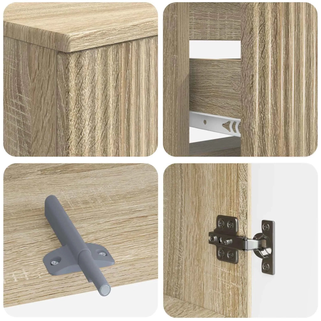Set di armadietti da bagno in 3 pezzi ARNHEM 3417848