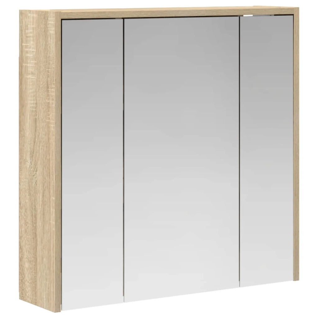 Mobiletto per specchio da bagno Rovere Sonoma 889153