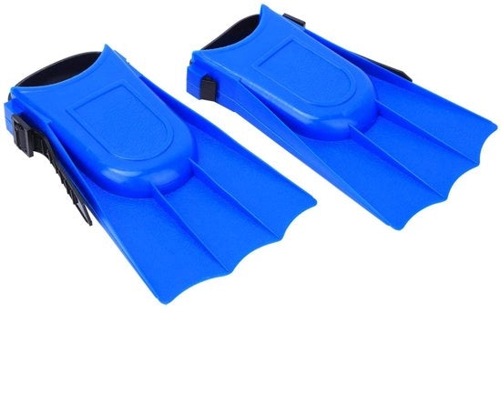 Flippers per Bambini - Blu - Duik - Comfortevoli - Antiscivolo - Struttura Aerodinamica - Scarsa Resistenza Idrodinamica - Flippers per Immersioni