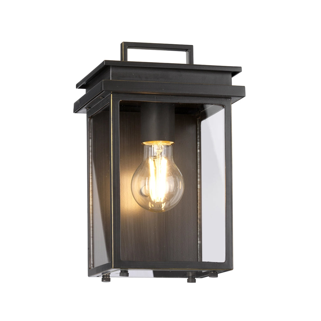 Applique esterna retro Glenview E27 60W bronzo Feiss