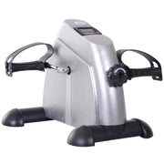 Mini Pedaliera da Allenamento ¨C Xylo ¨C LCD, Resistenza Regolabile, 35x40x31cm, Argento