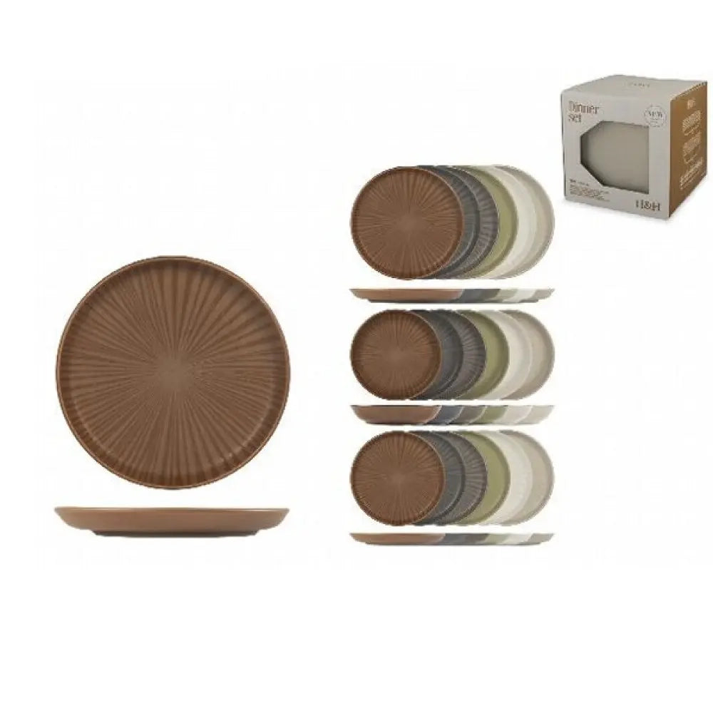 Servizio piatti Stoneware 18 pz Nordic Universe