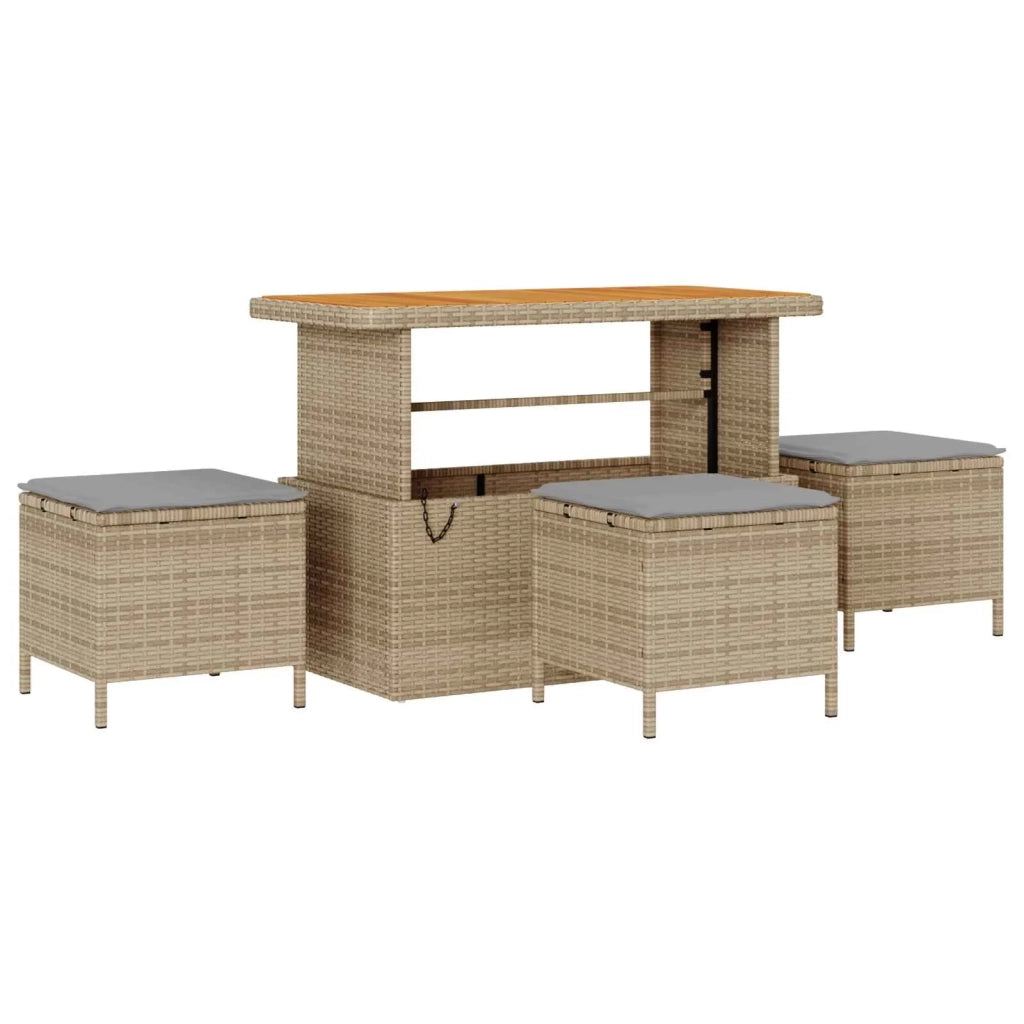Set Divano da Giardino 13 pcs Beige polyrattan 3362962