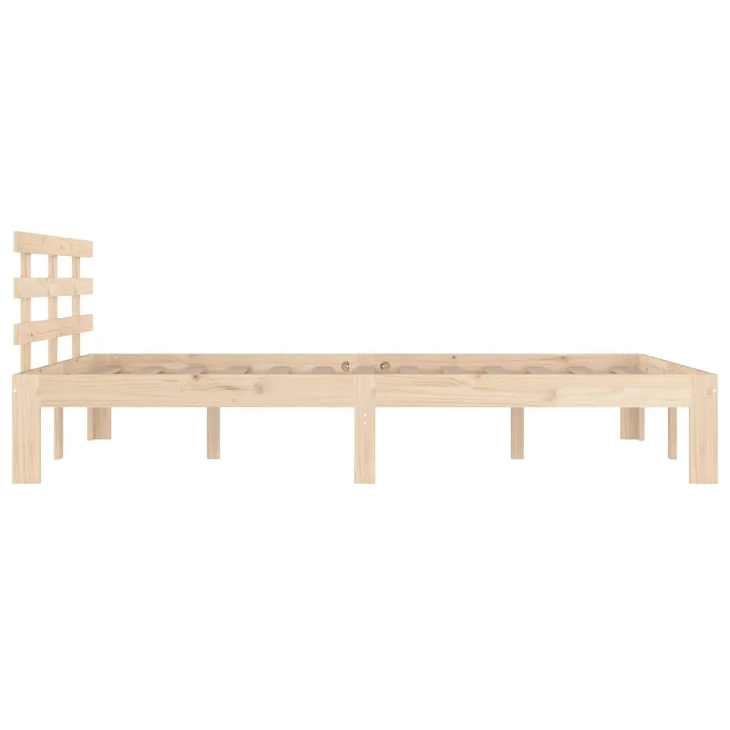 Giroletto senza Materasso in Legno Massello 200x200 cm