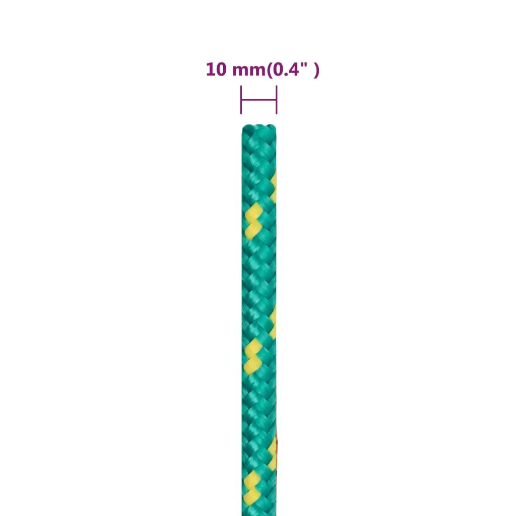 Corda | Fune per barca Verde 10 mm 100 m in Polipropilene