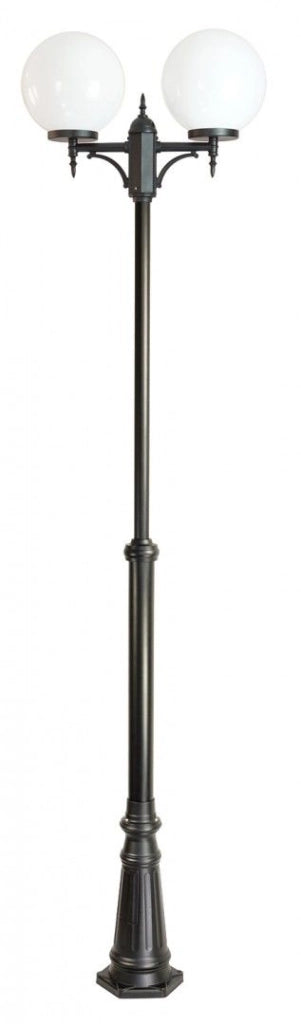 Lampione giardino SU-MA Kule 290cm 2xE27 nero IP43