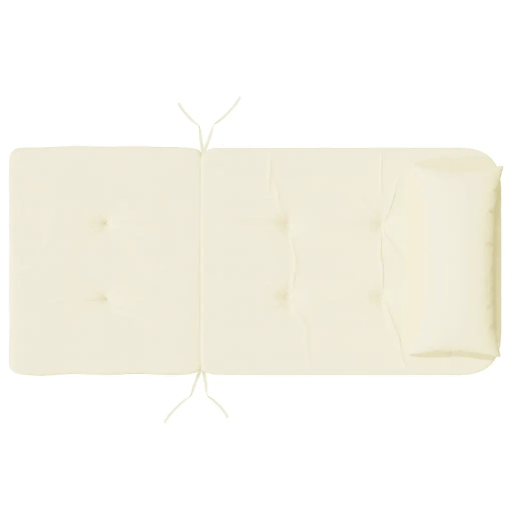 Cuscini per Sedia Adirondack 2 pz | Cuscini per sedie Crema in Tessuto Oxford