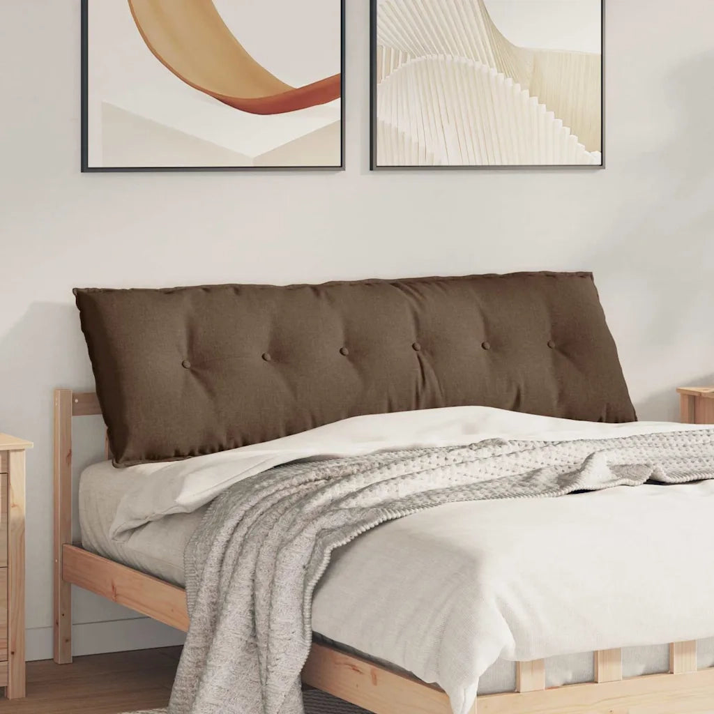 Cuscino per Schiena | Cuscino dorsale Marrone 160 x 19 x 50 cm Tessuto