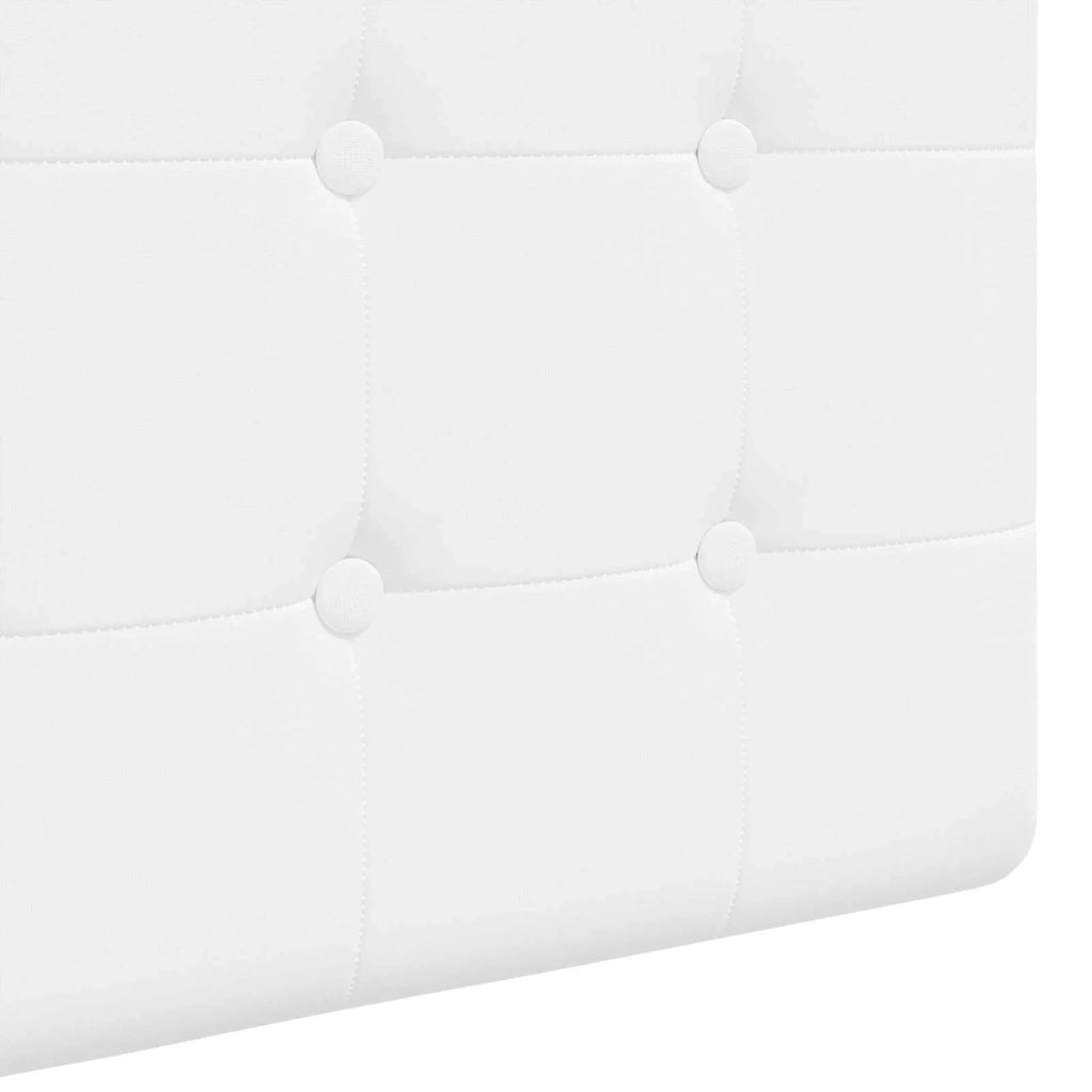 Testiera | Testata sospesa Con luce LED Bianco Tessuto