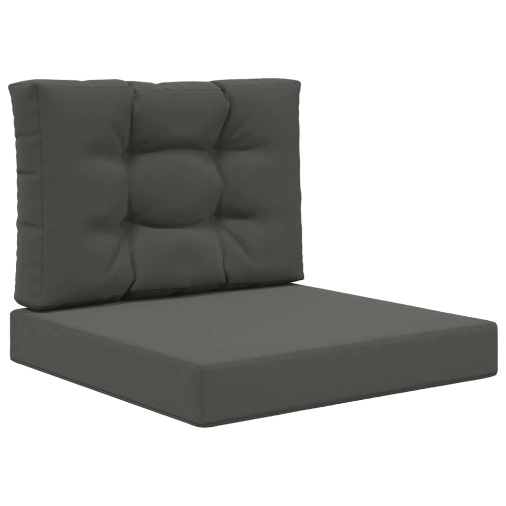 Cuscino per divano da esterno 2 pcs Antracite Poliestere 900727