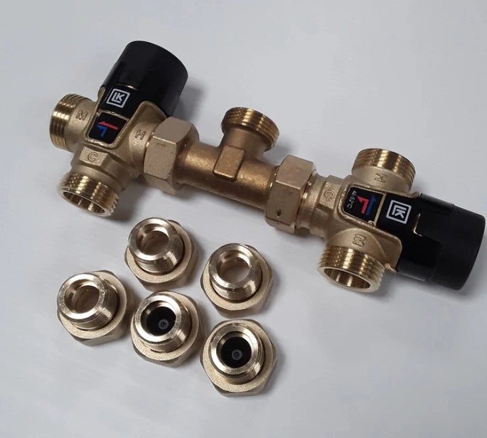 KIT DI CONNESSIONE LK 551 HydroKit Solar e valvole di ritegno (2 pezzi) 3/4 senza ISOLANTE