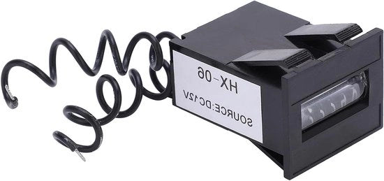 Contatore elettrico - Impulsemisuratore elettronico - Totale industriale - 6 cifre - LY 06 - Registrazione di valori cumulativi - Industria - 12V.