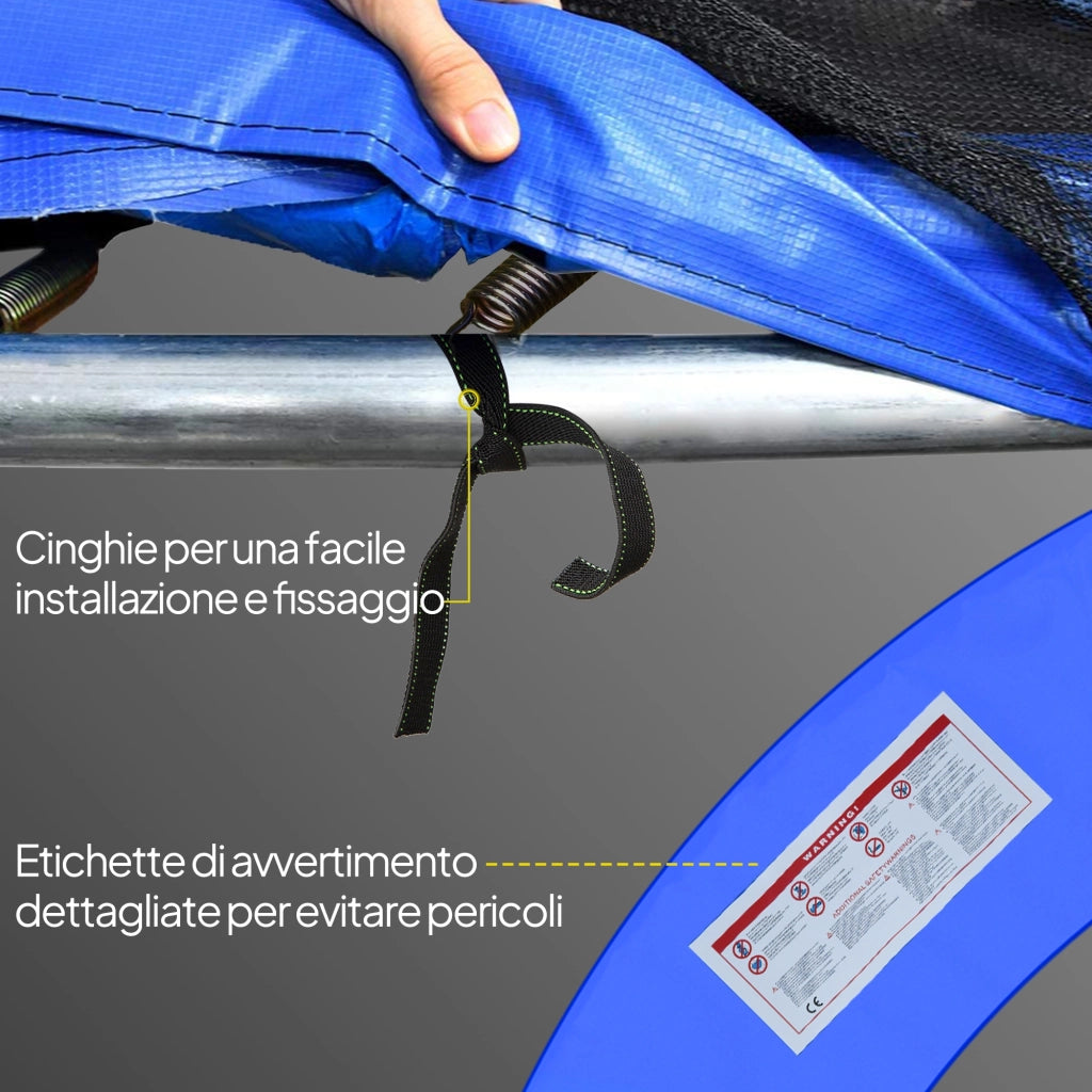 Copertura per Trampolino ¨C Minimal ¨C ?244cm, Multicolore, Plastica