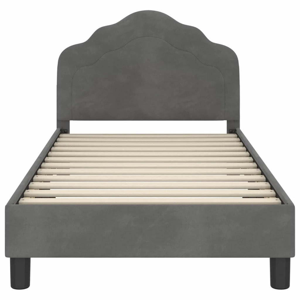 Struttura letto bambini con testata Grigio scuro 80 x 160 cm 42010937