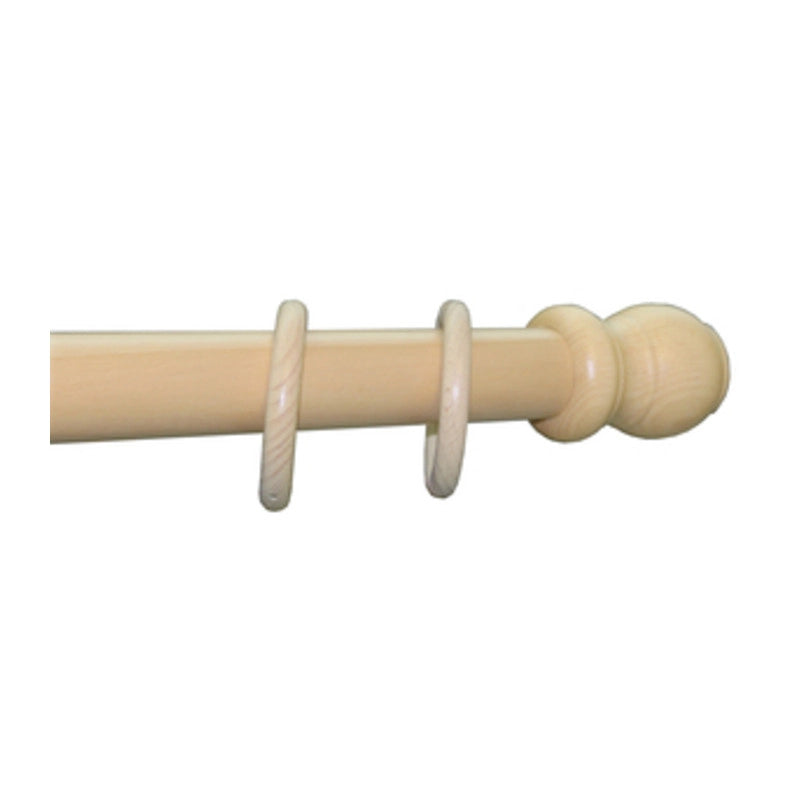 BASTONE LEGNO A STRAPPO D 35 NATUR 210CM S/SUPP.