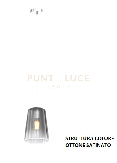 SOSPENSIONE OTTONE SAT. 1 LUCE CROMO 1164OS-S1-CR