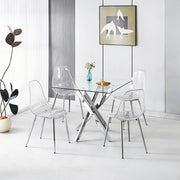 Set da pranzo 1 tavolo 4 sedie - Zephmum
