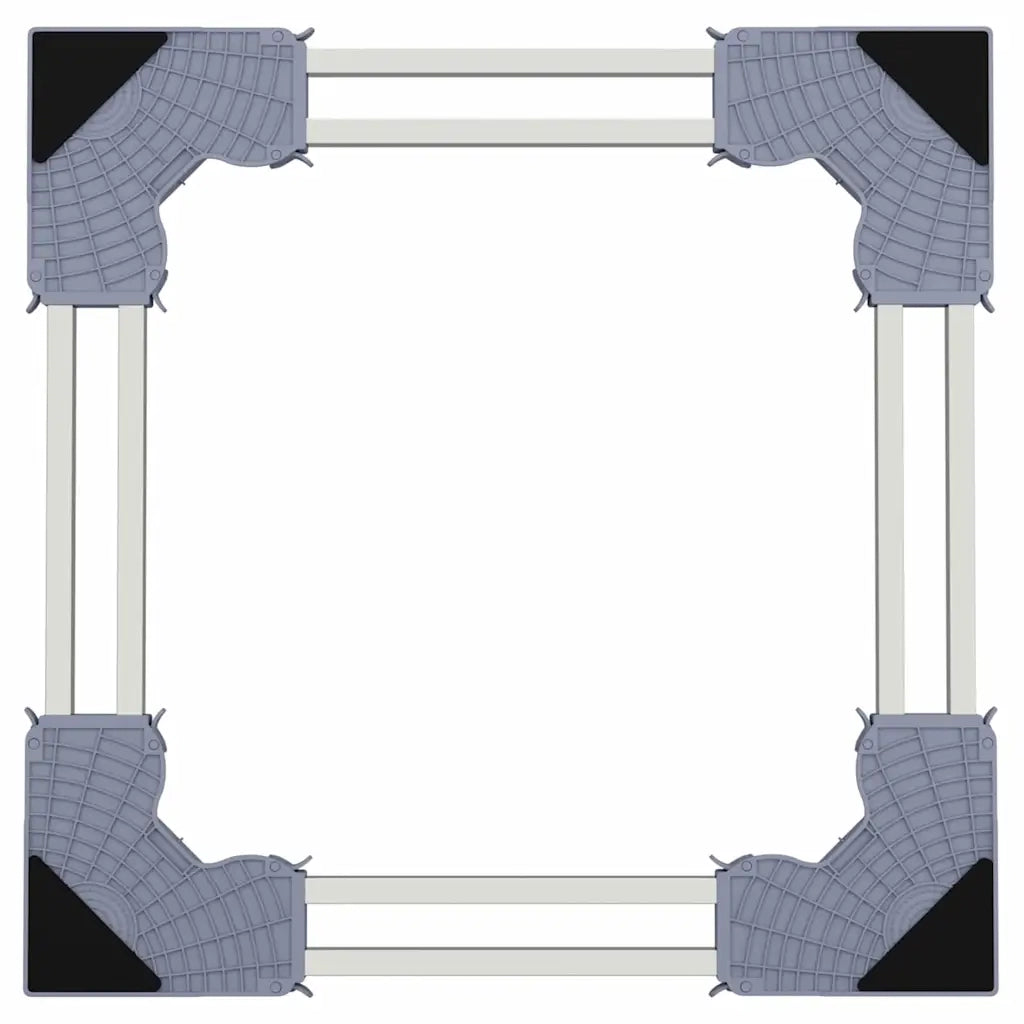 Base per lavatrice Grigio 67 x 67 x 12 cm Acciaio inossidabile 42009957