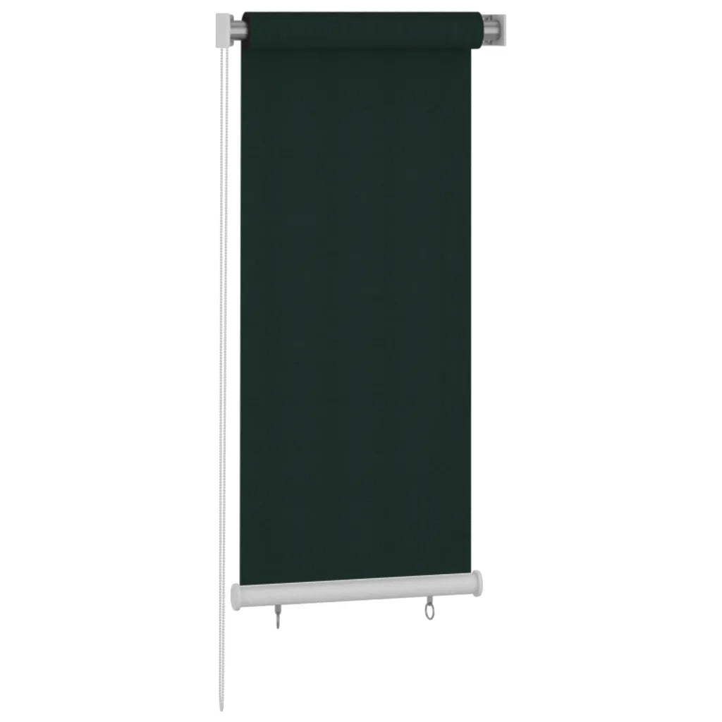Tenda a Rullo per Esterni 65(L)x140(A) cm Verde scuro HDPE 312809