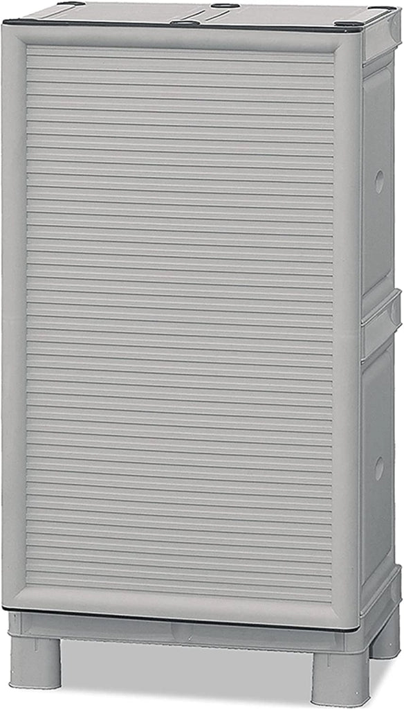 ARMADIO CONCERT DI MEDIA ALTEZZA IN POLIPROPILENE 50 X 39 X 92 CM COLORE GRIGIO
